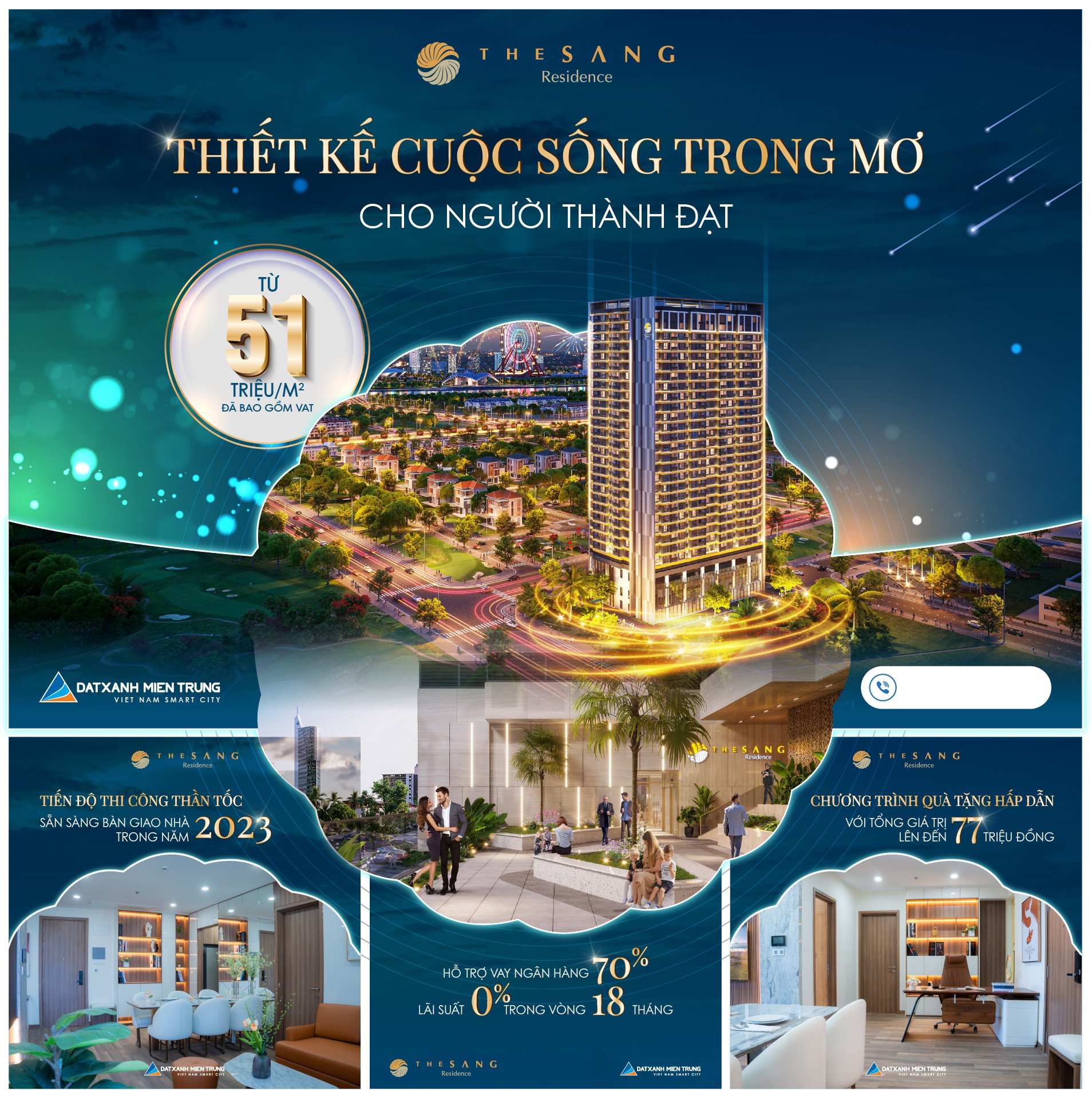 The Sang ưu đãi khủng chiết khấu lớn 22% - Căn hộ mặt biển Mỹ Khê - Sở hữu lâu dài 4