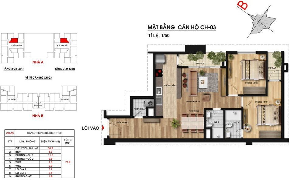 Cần bán Căn hộ chung cư dự án Imperia Garden, Diện tích 75m², Giá 3400 Triệu 6