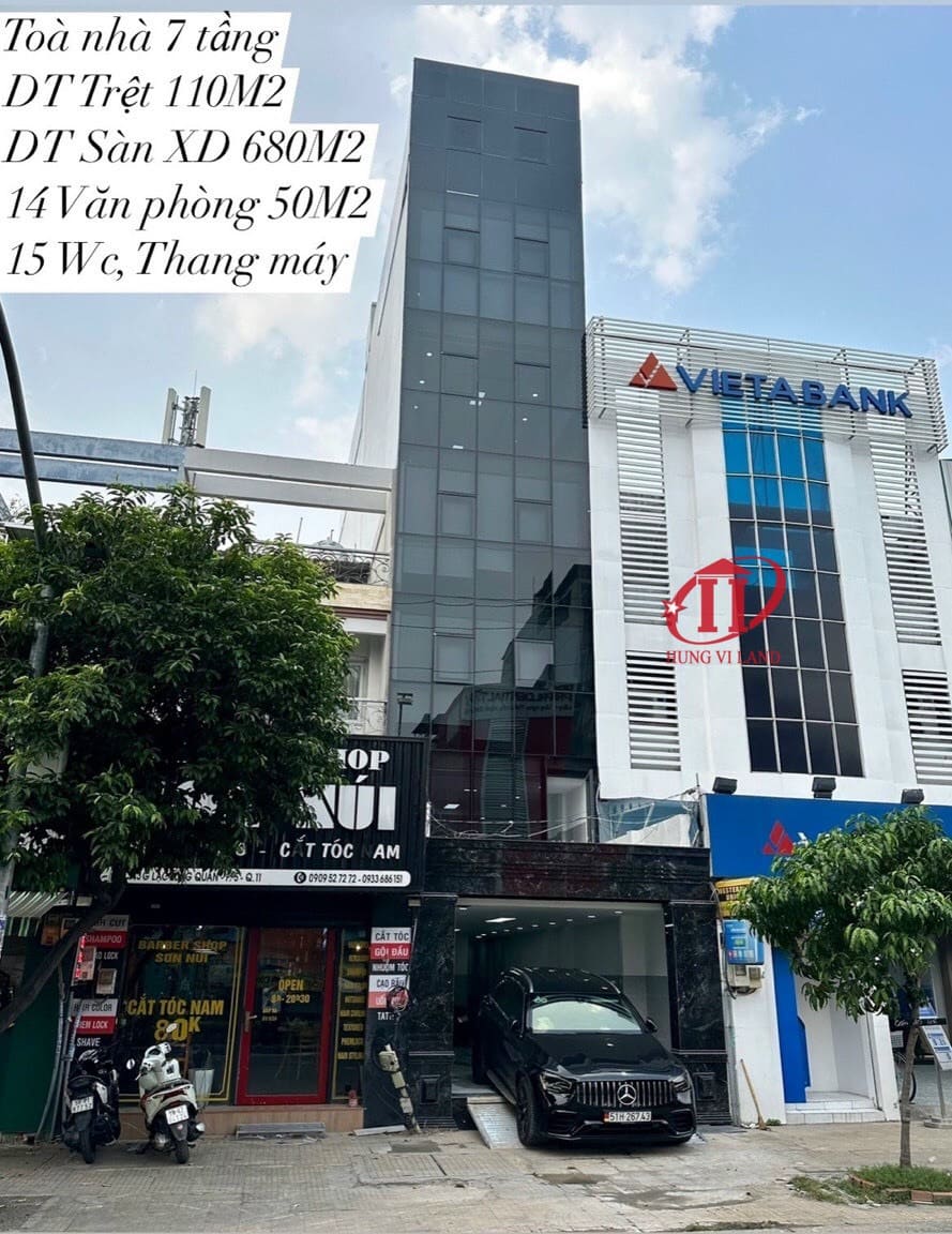 BDS Hùng Vĩ Land Bán toà nhà 7 tầng vị trí đẹp nhất Q11 24/12/2022