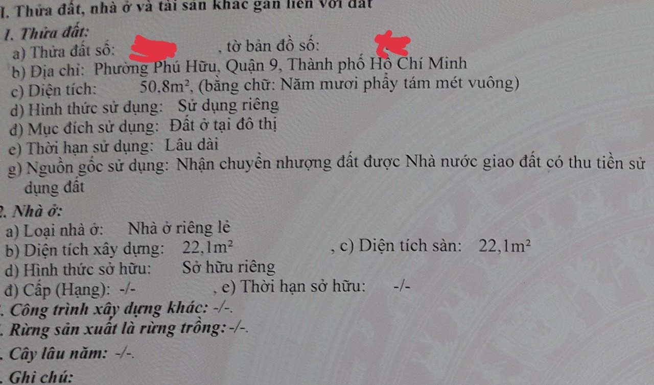 Cần bán Đất đường Bưng Ông Thoàn, Phường Phú Hữu, Diện tích 50m², Giá Thương lượng