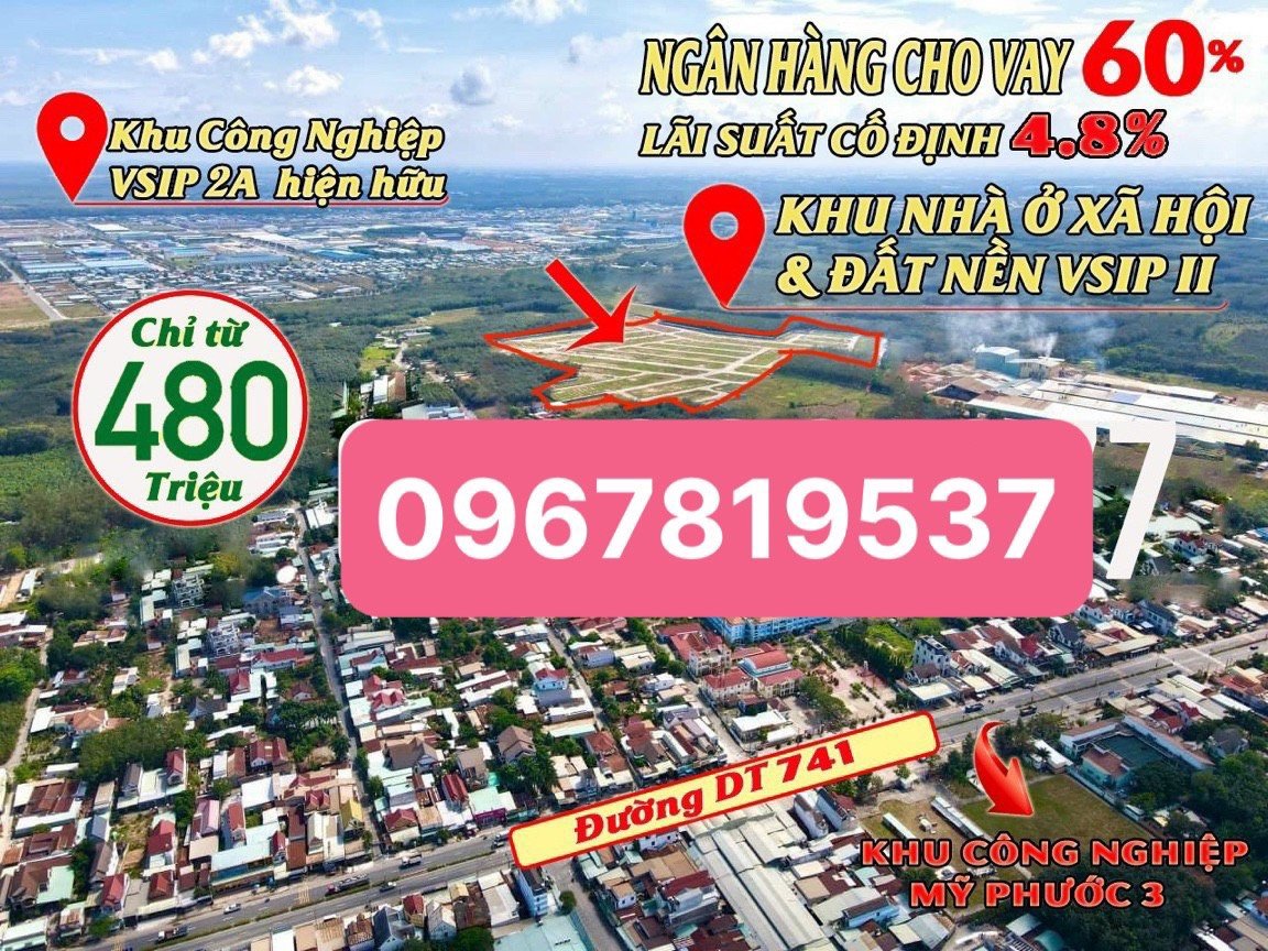Cần bán Nhà ở xã hội đường NE3, Xã Chánh Phú Hòa, Diện tích 60m², Giá 480 Triệu