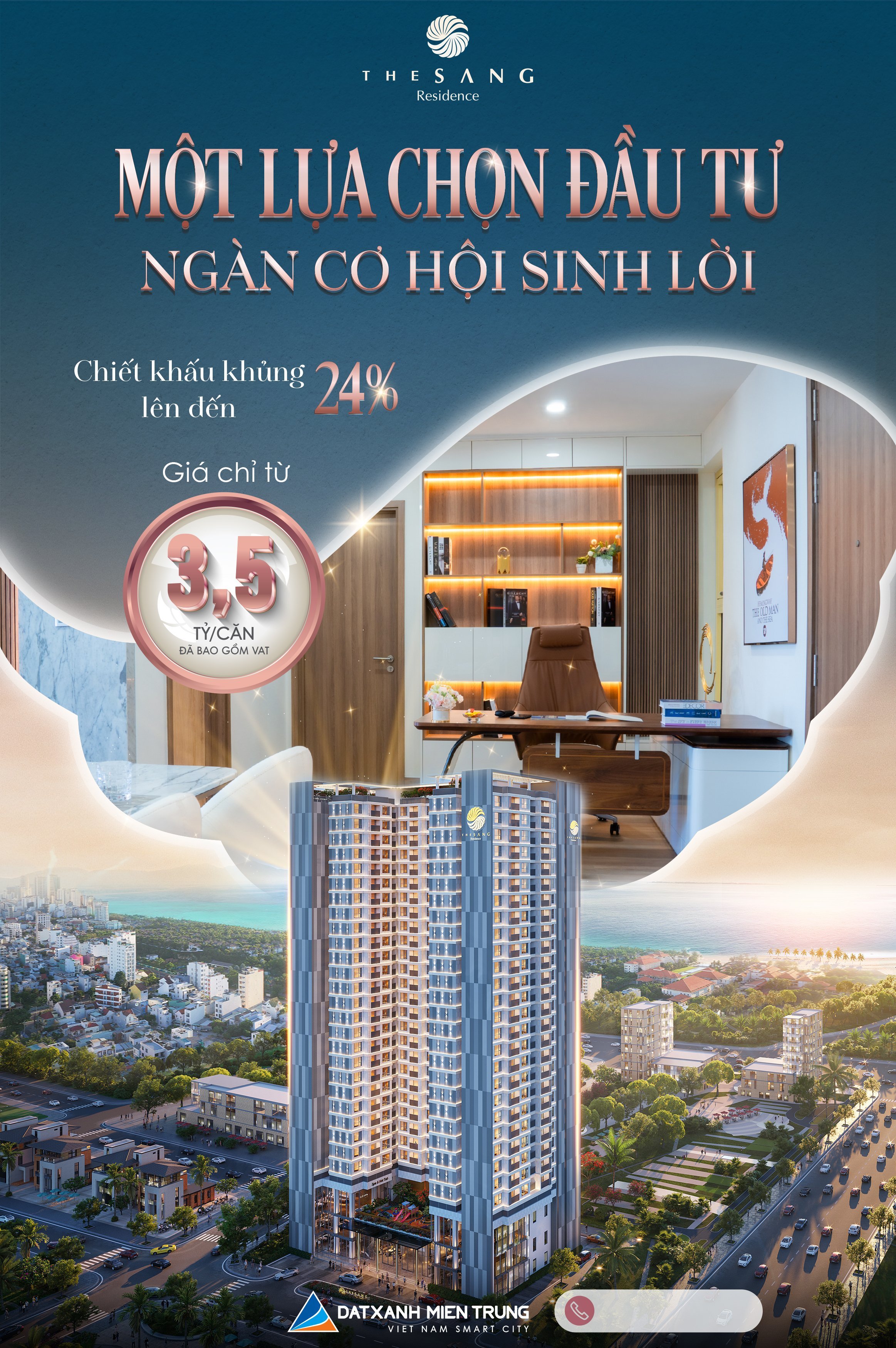 MUA CĂN HỘ CHIẾT KHẤU LÊN TỚI 24% TẠI THE SANG RESIDENCE 5