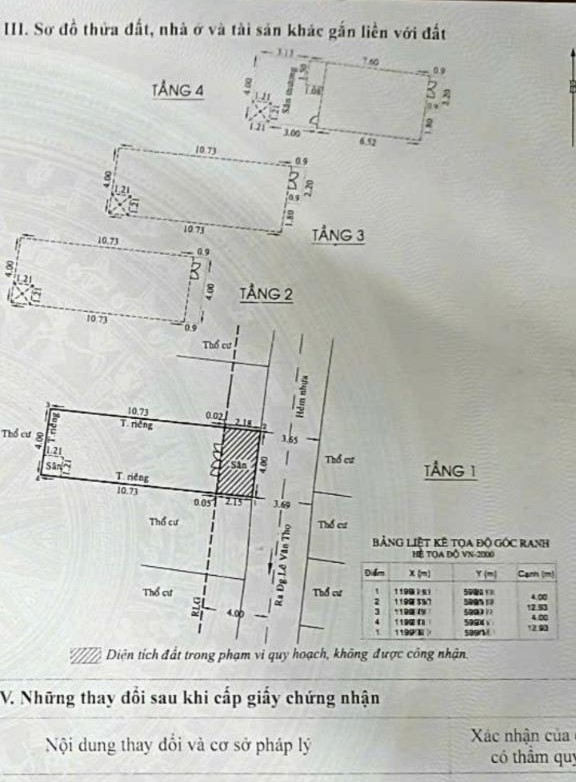 Bán nhà hẻm 36 Nguyễn Văn Khối, P.11, Gò Vấp - 4x13m - 4 phòng ngủ - 5,9 tỷ 2