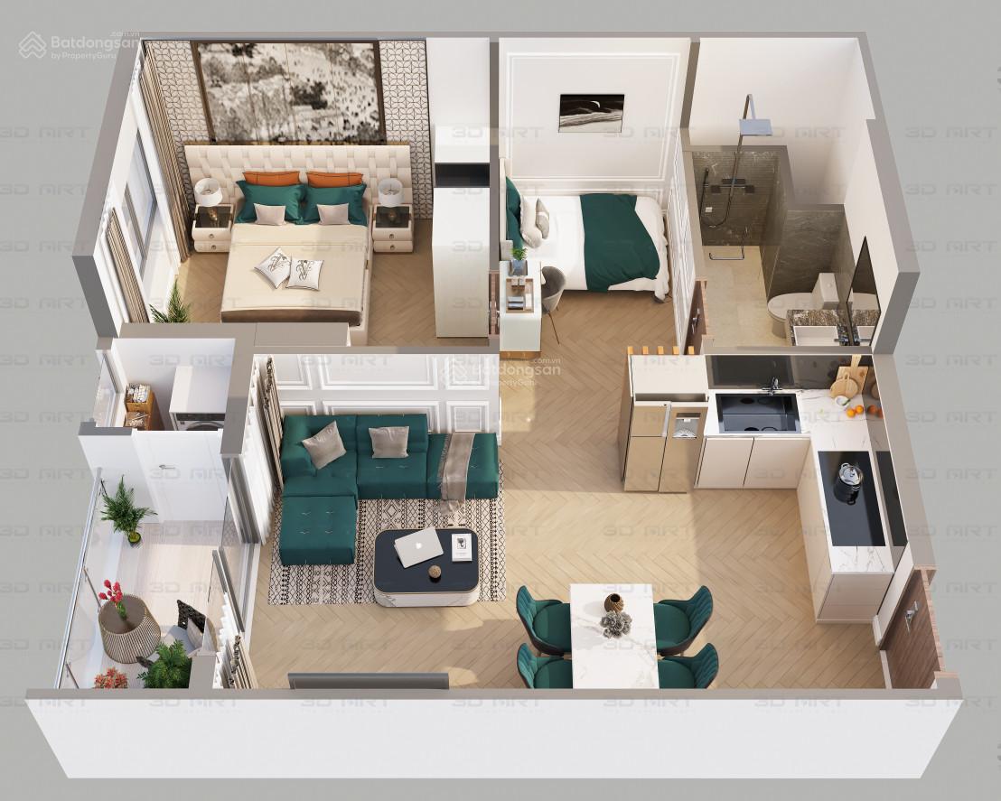 Cần bán Căn hộ chung cư dự án Sun Cosmo Residence, Diện tích 50m², Giá 3.2 Tỷ 2