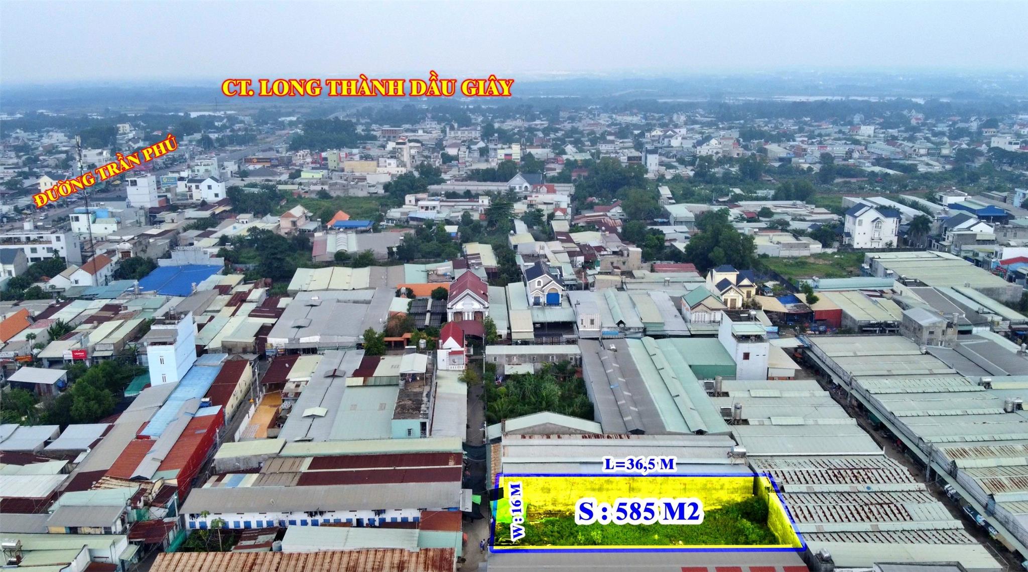 Cần bán thửa đất 585m2 tại xã Phước Thiền Nhơn Trạch - Quận Cam 4