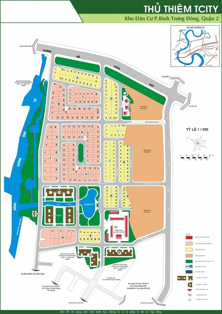 Bán đất Quận 2 KDC Đông Thủ Thiêm đường Nguyễn Duy Trinh TP Thủ Đức 176m2 17.6 tỷ 6