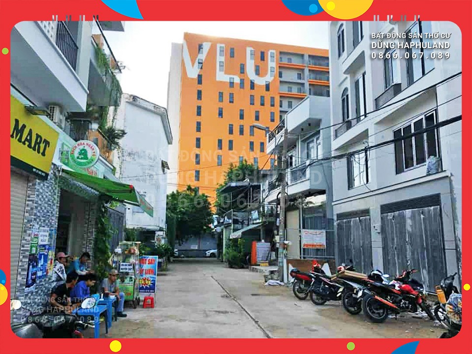 GV. Nhà Đất hẻm xe hơi, gần E-Mart Phan Văn Trị. 77m2, ngang 4.4, sổ vuông. 3