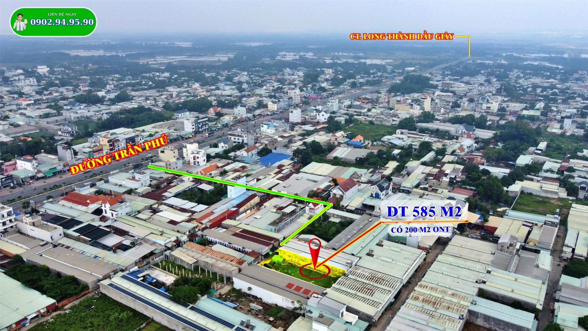 Cần bán thửa đất 585m2 tại xã Phước Thiền Nhơn Trạch - Quận Cam 2