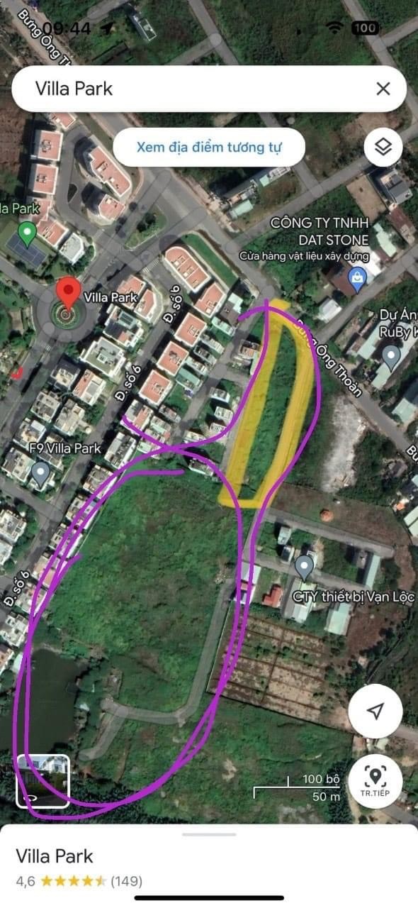 Cho thuê Đất đường Bưng Ông Thoàn, Phường Phú Hữu, Diện tích 2560m², Giá Thương lượng 1