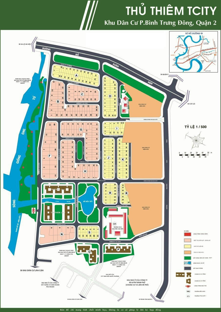 Cần bán Đất dự án Khu dân cư Đông Thủ Thiêm, Diện tích 176m², Giá 100 Triệu/m²
