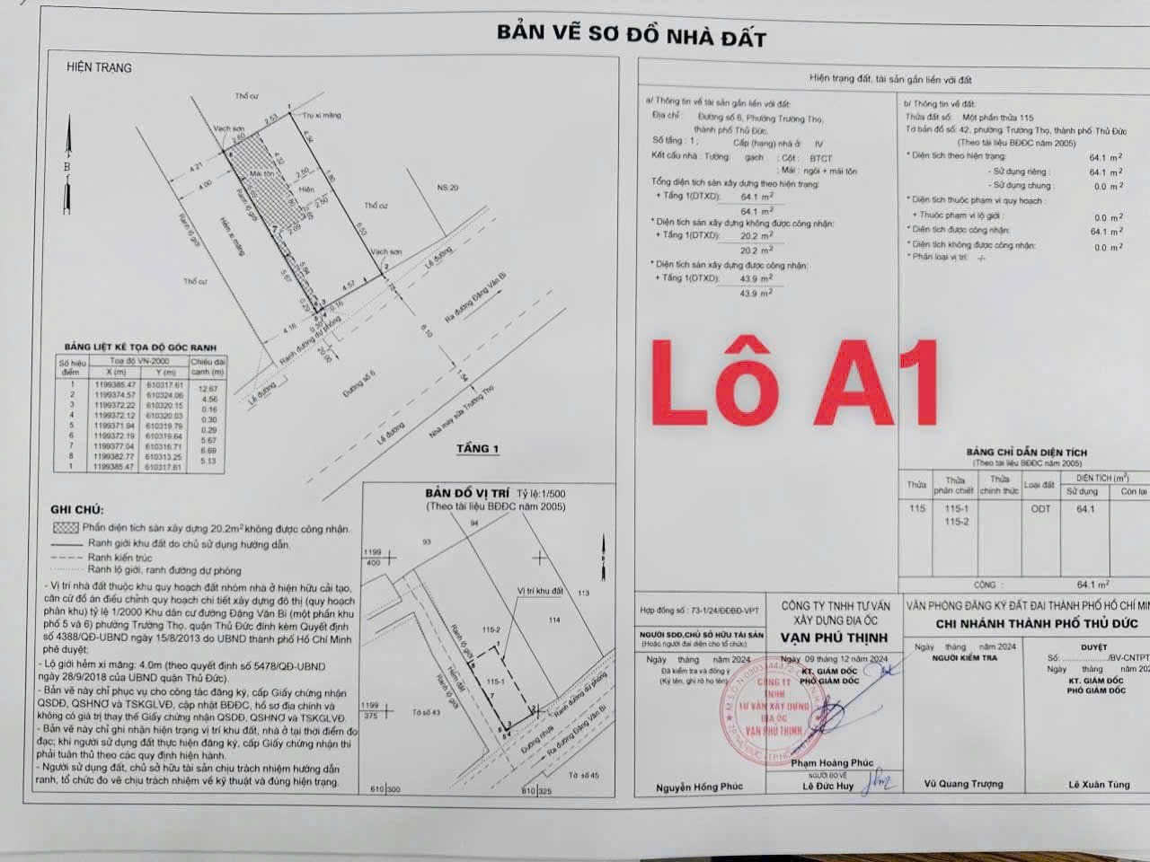 Cần bán Đất Phường Trường Thọ, Thủ Đức, Diện tích 64m², Giá Thương lượng 7