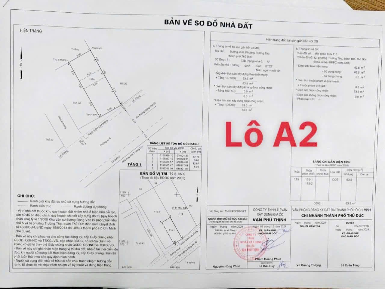 Cần bán Đất Phường Trường Thọ, Thủ Đức, Diện tích 64m², Giá Thương lượng 8