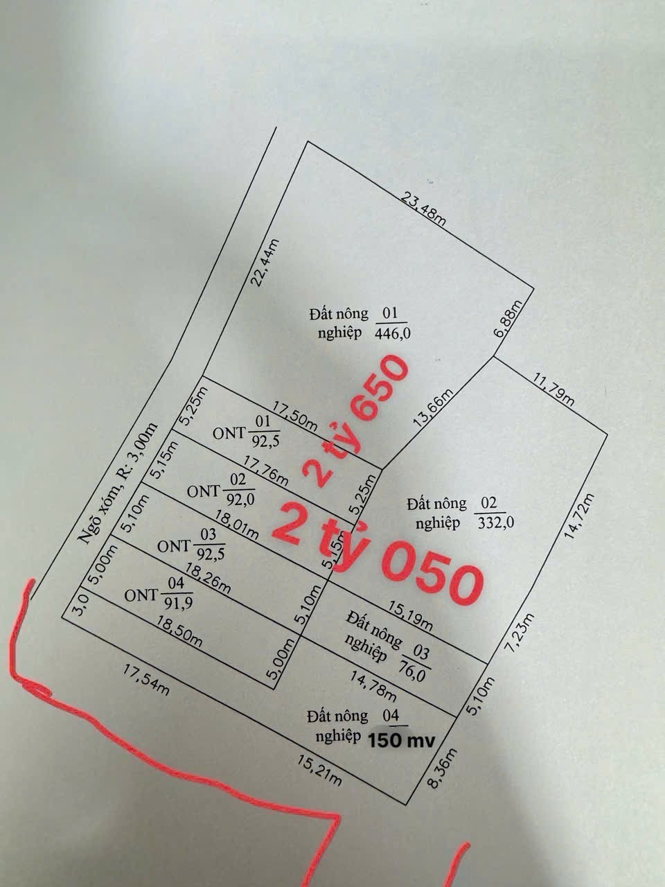 LÔ ĐẤT TO ĐOÀN XÁ – 158M² CÓ ĐẤT VƯỜN – GIÁ 1.8XX TỶ  CỬA VỐN THẤP  ZALO 0567 222 555 2