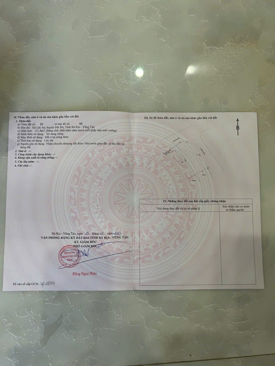 Cần bán Đất đường Võ Văn Kiệt, Xã Lộc An, Diện tích 151m², Giá 1.3 Tỷ