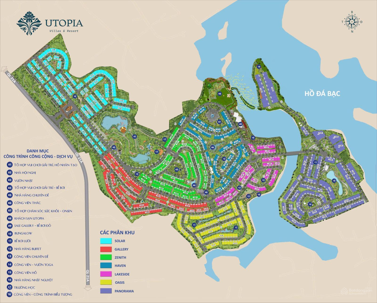 Cần bán Đất dự án Utopia Villas & Resort, Diện tích 1112m², Giá 4 Tỷ 2