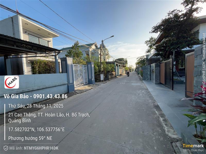 Bán nhà phố Cao Thắng,TK12, TT Hoàn Lão, Bố Trạch, Quảng Bình.