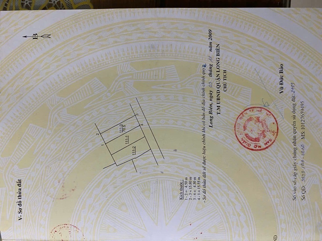 Bán đất ngõ 219 Bồ Đề 70m x 4,5m oto thông, vào nhà giá hơn 16 tỷ còn tl. 3