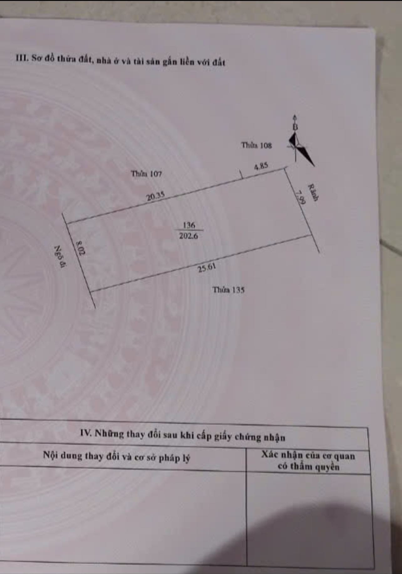 Bán lô đất ngõ phố Bình Lộc, h Tân Bình, TP HD, 202.6m2, mt 8m, đường oto tránh nhau 5