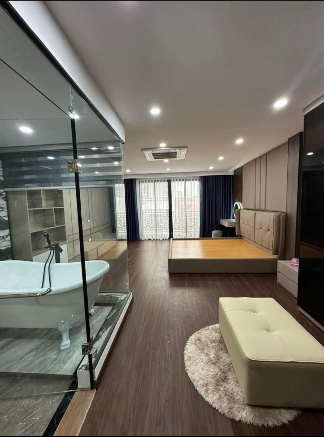 Bán nhà Vân Canh, Hoài Đức mặt đường 10m kinh doanh 70M 5 Tầng, thang máy, full nội thất 5