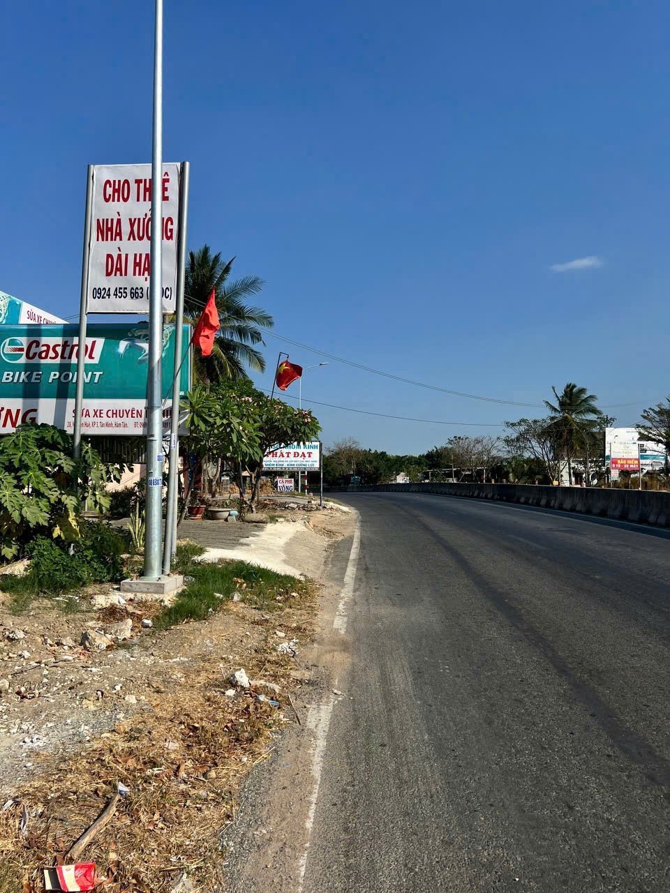 Bán 1200m2 Đất Nhà Xưởng Mặt Tiền QL1A, Thị trấn Tân Minh, Hàm Tân, Bình Thuận. Thuận Tiện Kinh 2