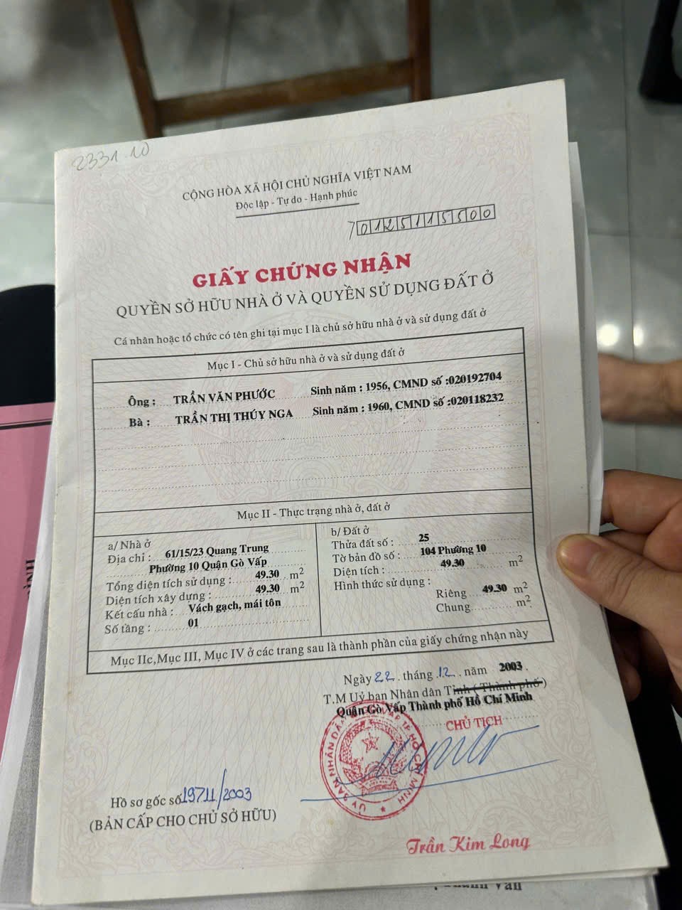 61/15/23 quảng trung ở 10 gò vấp ngay ngã 5 gò vấp 4