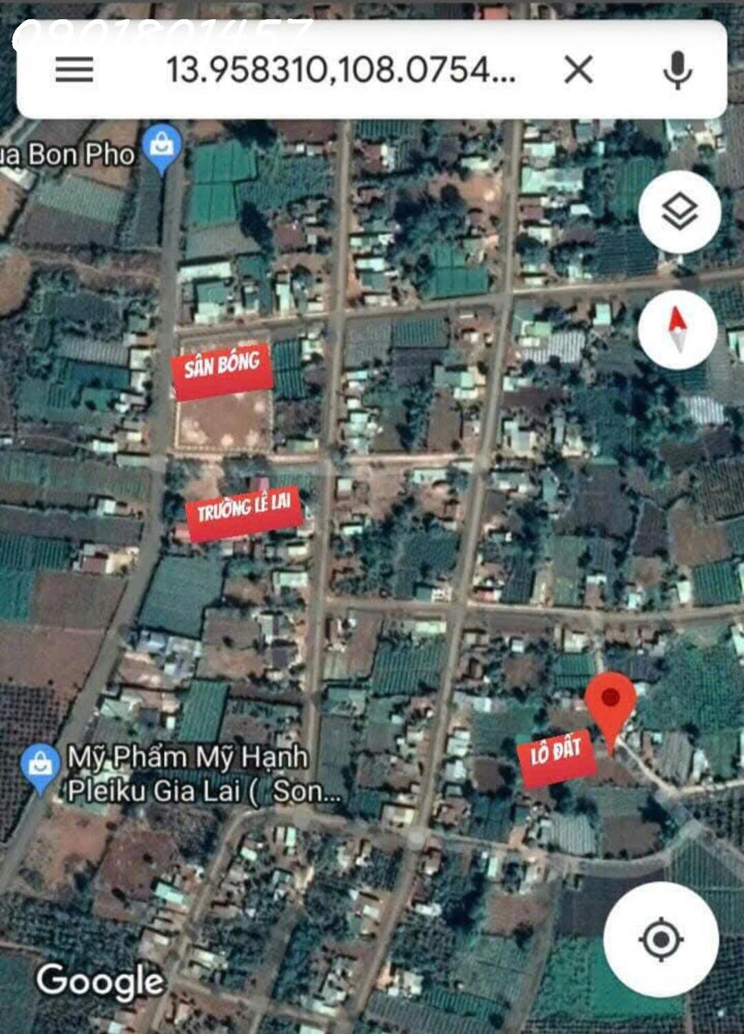 Bán đất 250m2 (100m2đất ở) 580tr ở thành phố PleiKu- Gia Lai 4