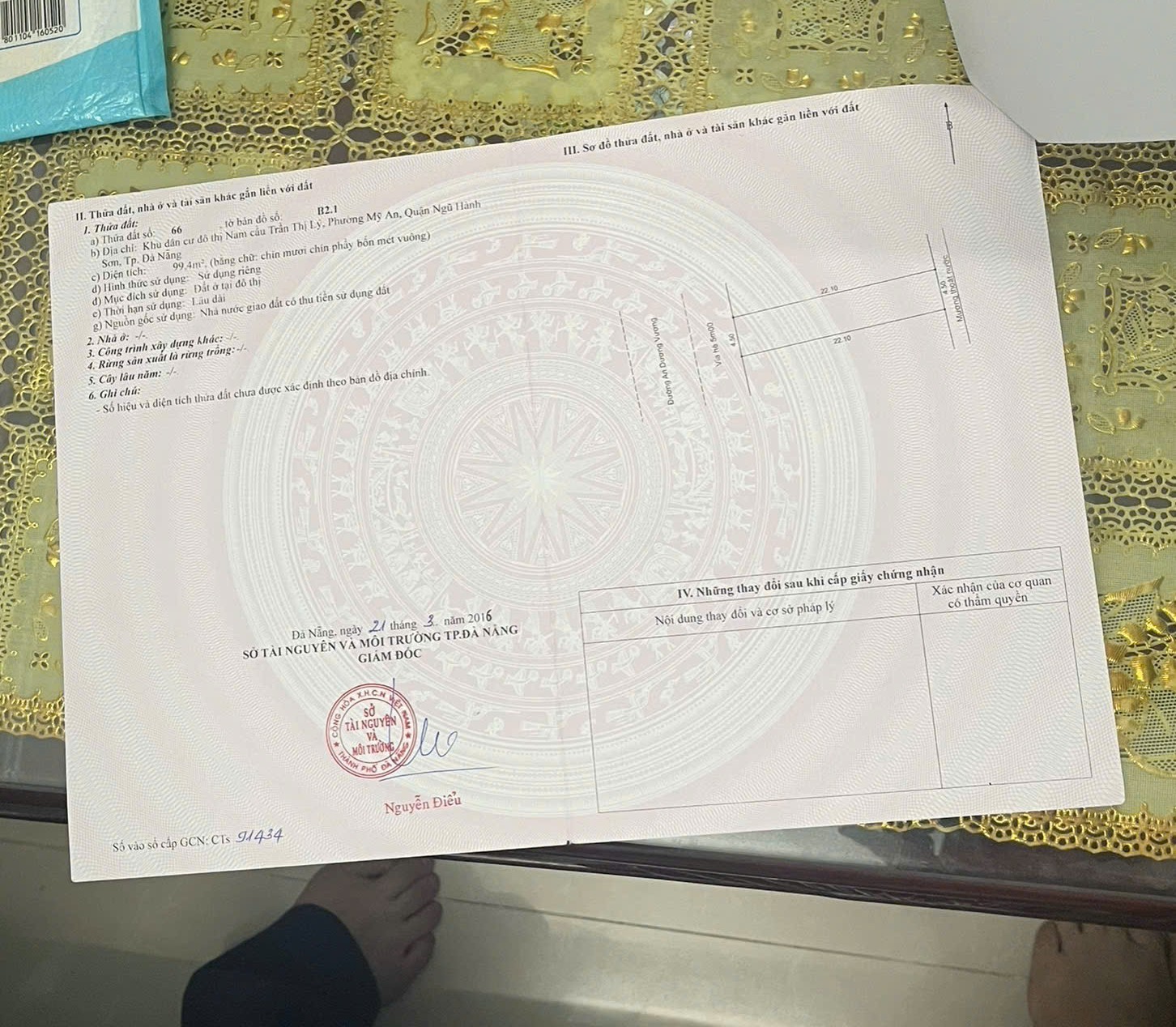 99,4m2/11 TỶ.đường An Dương Vương (H:Tây), kề Sông Hàn, P. Mỹ An, N,Hành Sơn, Đà Nẵng 9