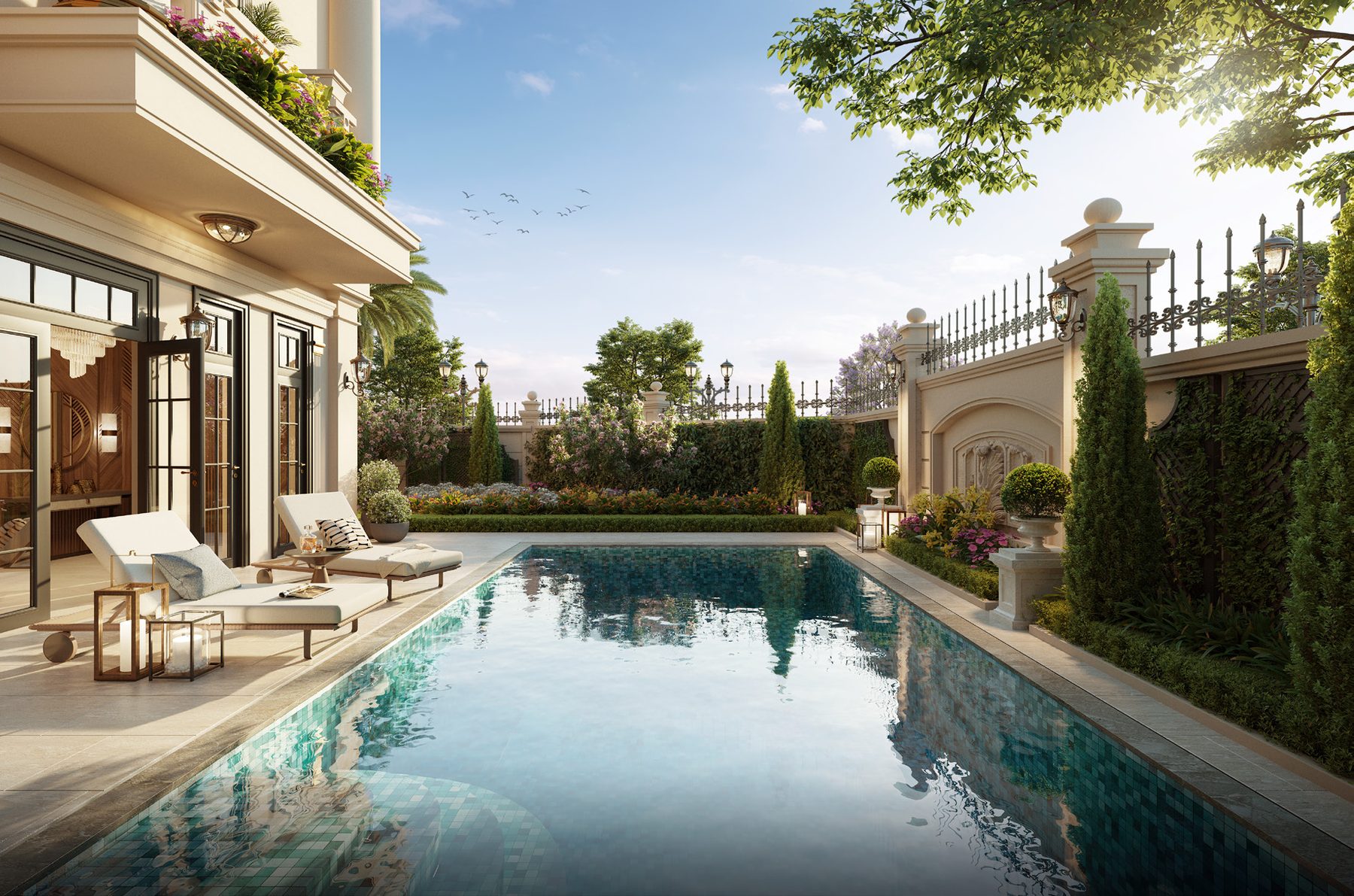 Dinh thự Long Biên Golf Villas - Diện tích từ 218m - 545m2, 2 mặt tiền 15m, chân cầu Trần Hưng Đạo 3