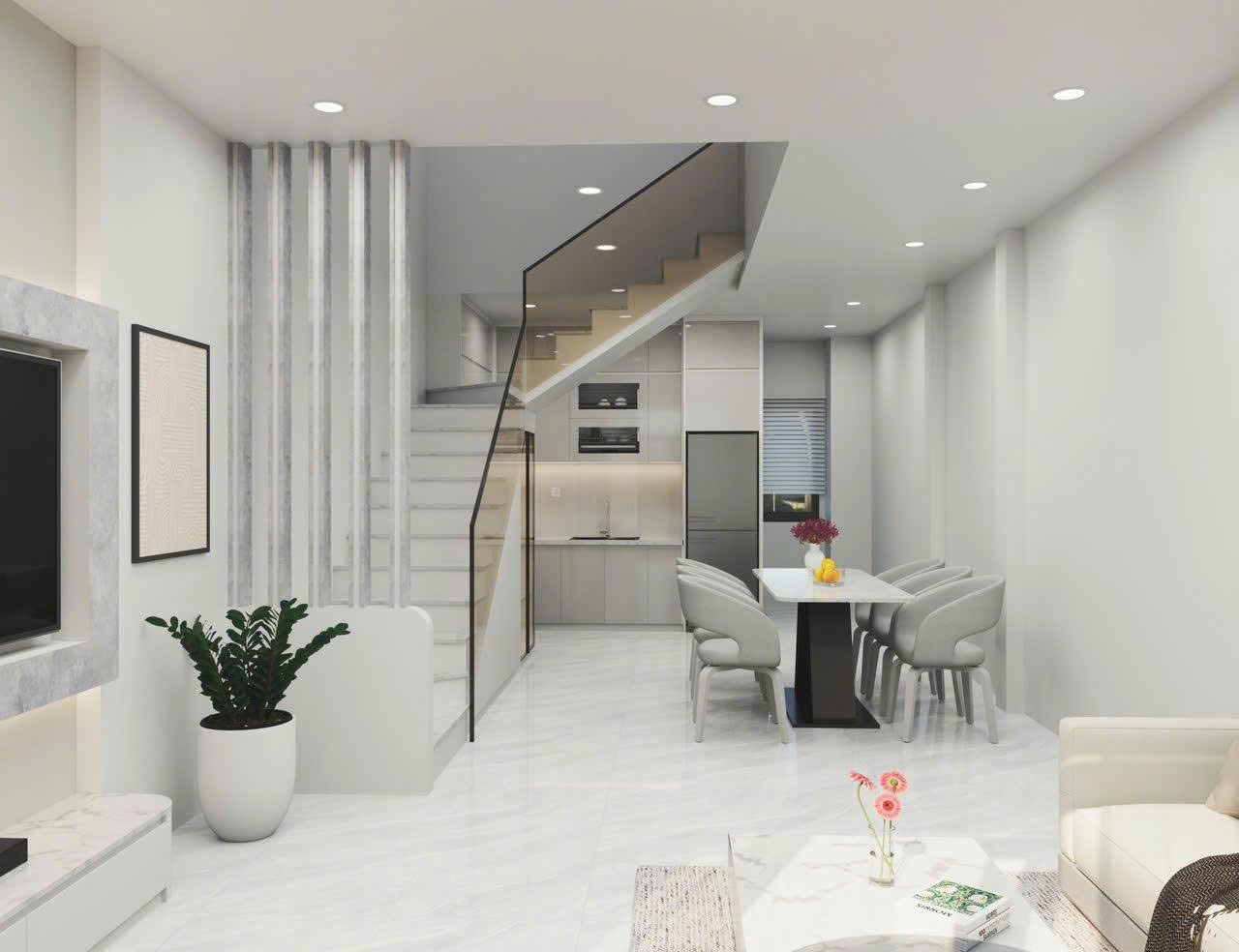 Nhà đẹp 2 tầng 2 mặt tiền hẻm ô tô Hải Đức – Full nội thất – Giá 4,5 tỷ 2