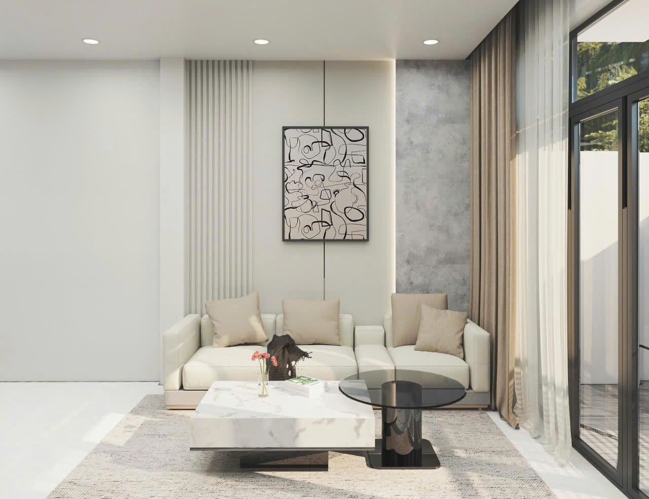 Nhà đẹp 2 tầng 2 mặt tiền hẻm ô tô Hải Đức – Full nội thất – Giá 4,5 tỷ 5