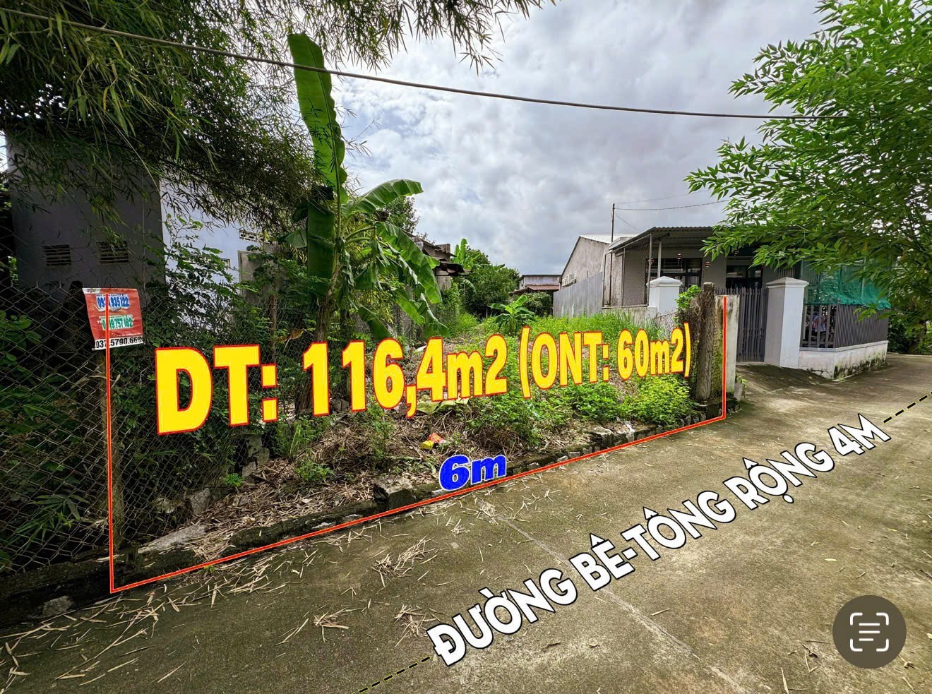 Bán đất Suối Hiệp thôn Thủy Xương sau lưng Công ty Yến Sào Khánh Hoà đi vào