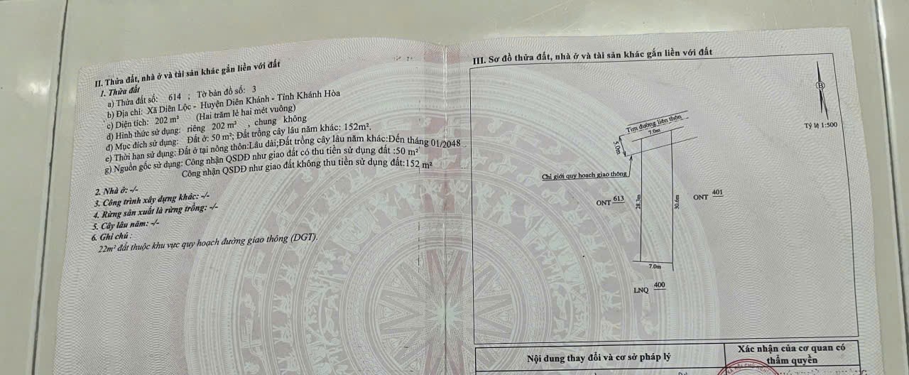 Bán đất Bình Lộc thôn Đảnh Thạnh mặt tiền đường nhựa liên thôn - phù hợp đầu tư kinh doanh 11