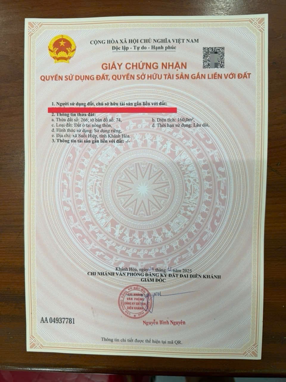 Bán đất Suối Tiên full thổ mặt đường bê tông rộng 10m gần Hương Lộ 39 8