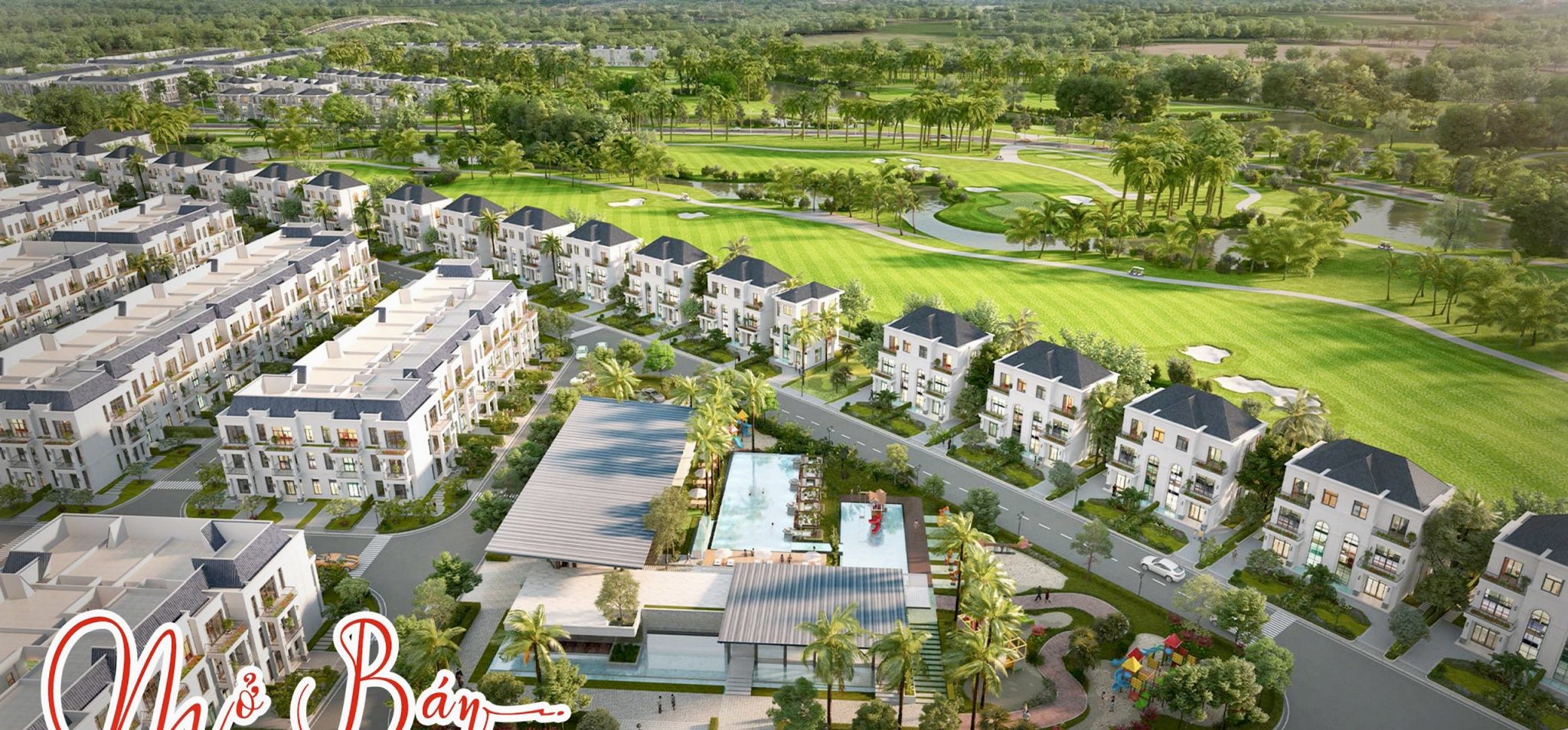 Dinh thự Long Biên Golf Villas - Diện tích từ 218m - 545m2, 2 mặt tiền 15m, chân cầu Trần Hưng Đạo 5