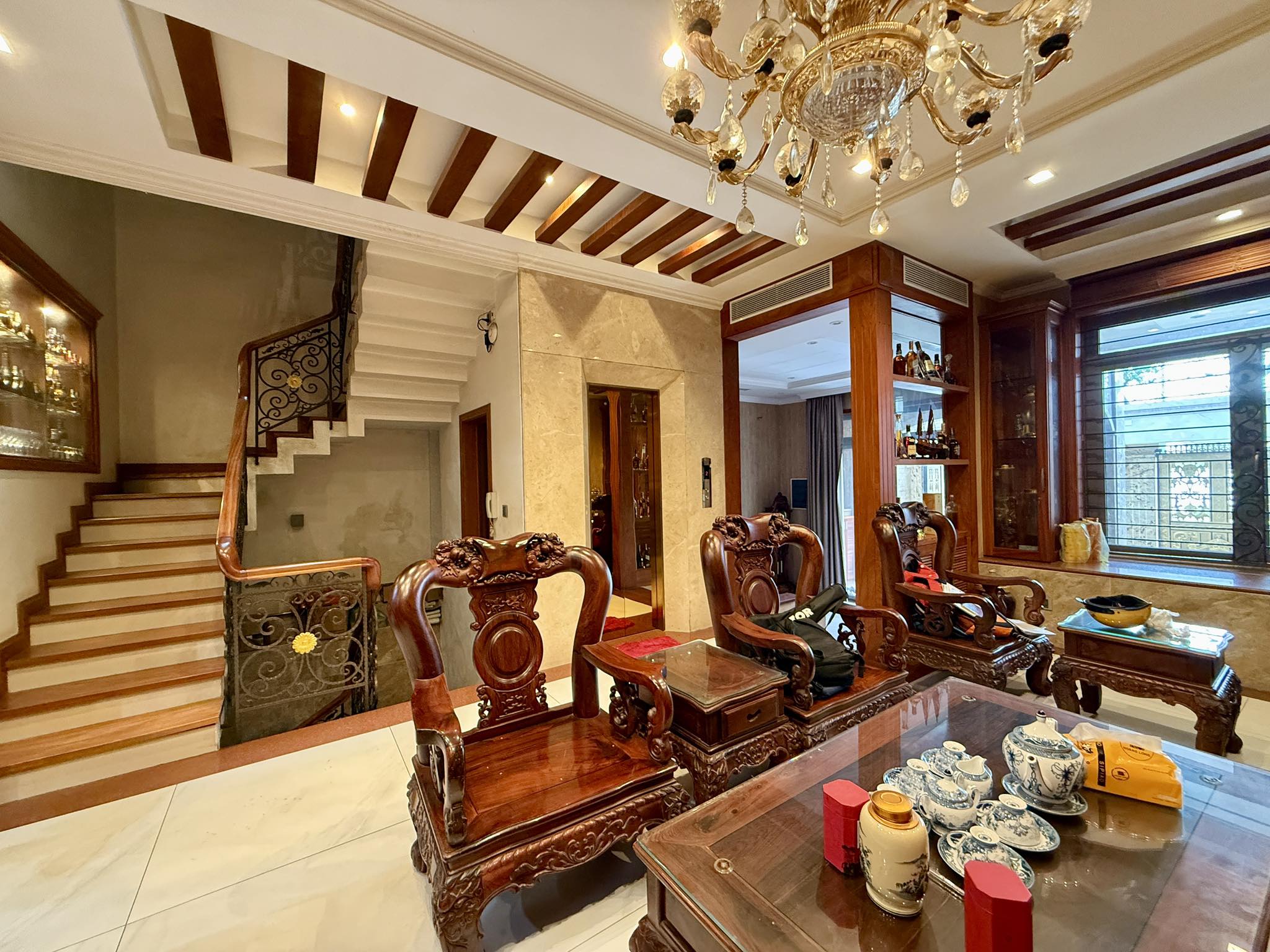 BIỆT THỰ MẶT TIỀN C12 - 150M² - HẦM + 4 TẦNG THANG MÁY - GIÁ 59.5 6