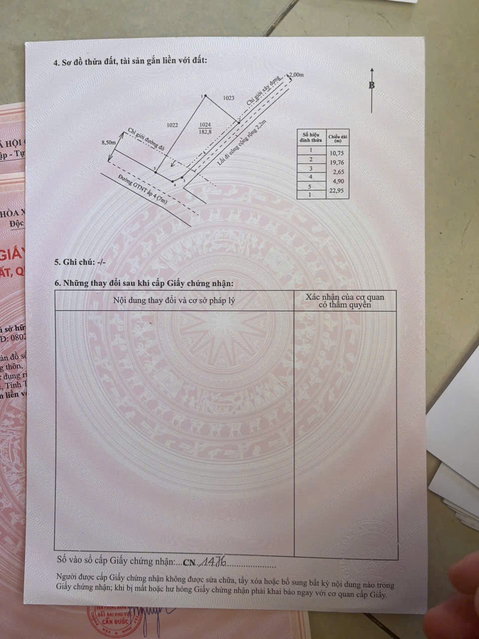 Đất thổ cư 182m2 lô góc 2 mt đường nhựa xã Cần Đước giá rẻ 1 tỏi 30tr 5