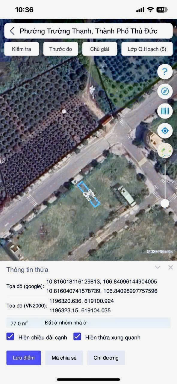 Cần bán Đất Phường Trường Thạnh, Quận 9, Diện tích 76m², Giá 5 Tỷ