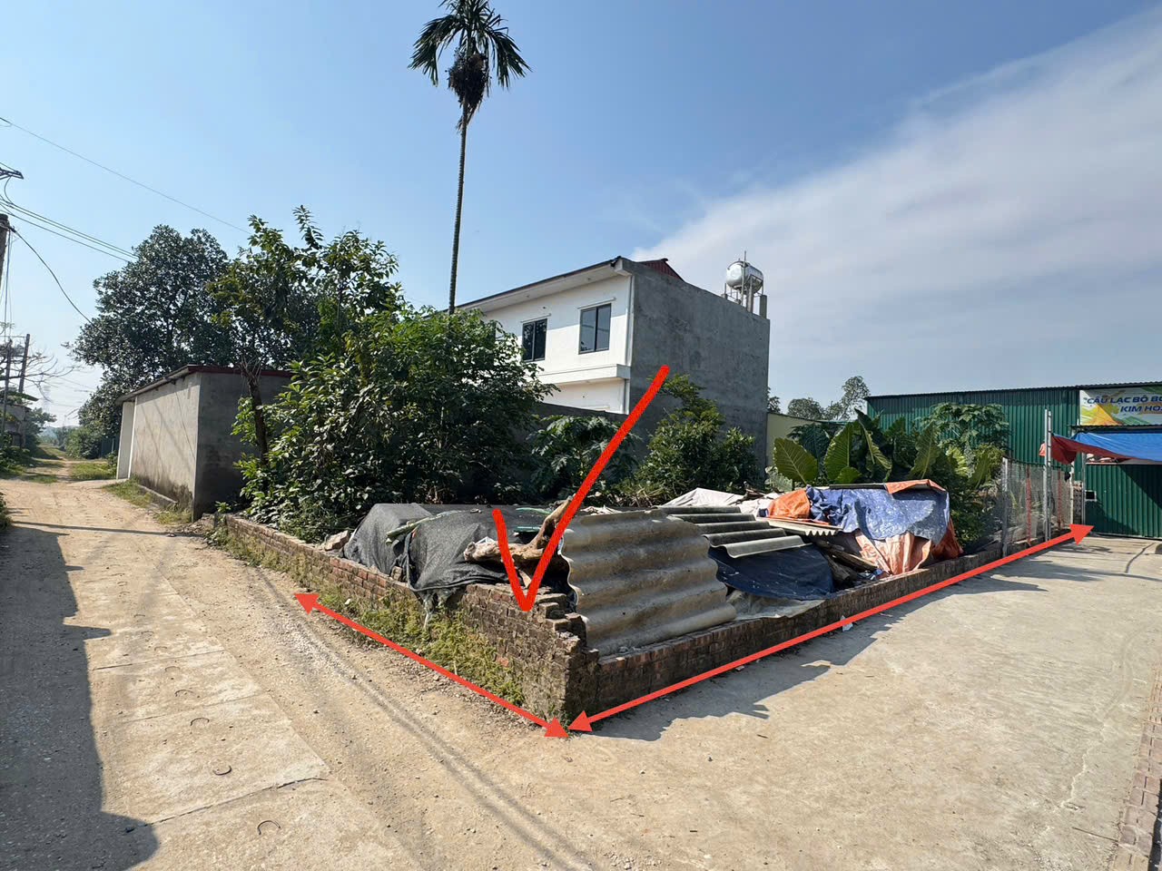 Bán gấp đất vàng Kim Hoa, Mê Linh. Lô góc, nằm sát đường Vành Đai 4, đường rộng, oto đỗ 3