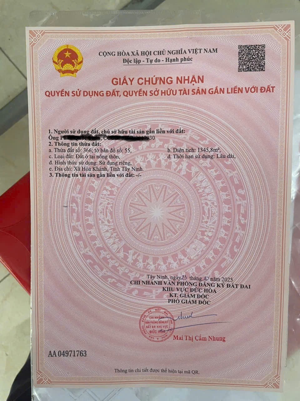 Bán nhà đẹp mới xây ở xã Đức Lập Hạ dt 170m2 2pn 1wc giá 1,75 tỷ 10