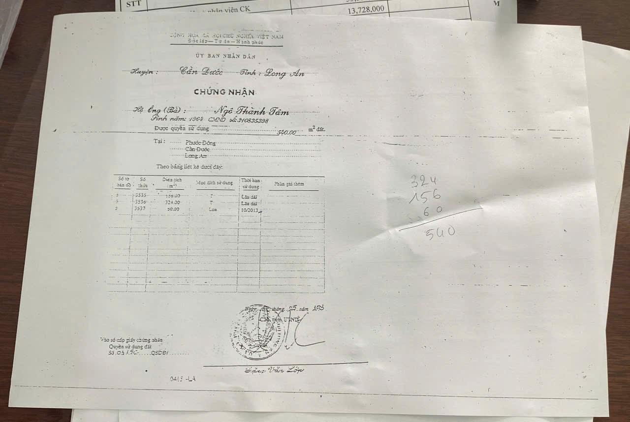 Đất thổ 430m2 mt QL50 mặt bằng kinh doanh giá đầu tư 4 tỏi 300tr 4