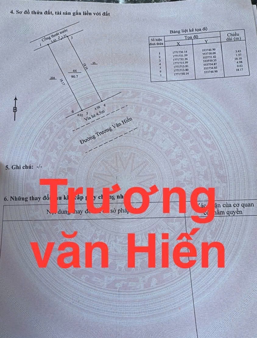 90m2/7,3 tỷ Đất  Trương Văn Hiến, Khuê Mỹ, NHSơn, Đ Nẵng, Sát Biển Sơn Thủy 6