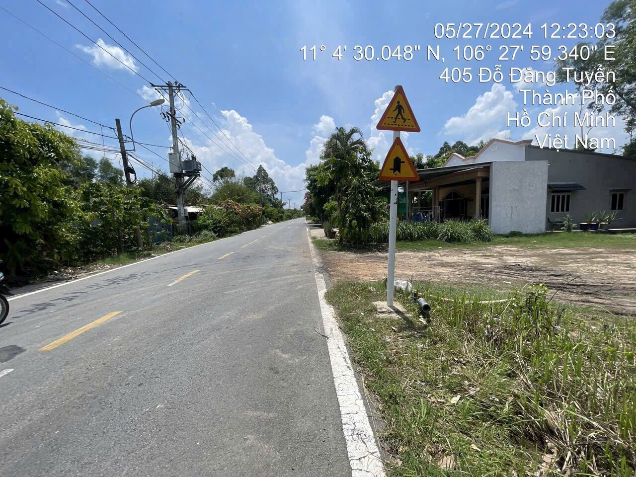 Bán đất 2 mặt tiền đường Đỗ Đăng Tuyển , xã An Nhơn Tây dt 540m2 ( có 120m2 thổ ) giá 4 tỷ