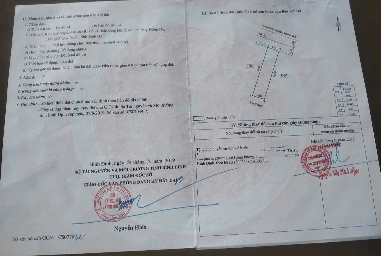 Cần bán Nhà mặt tiền đường Nguyễn Thanh Trà, Phường Đống Đa, Diện tích 72m², Giá 3.75 Tỷ