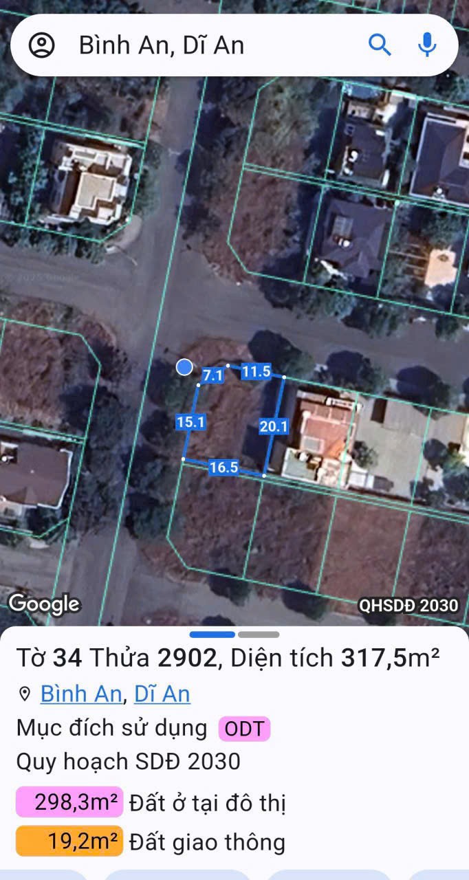 Cần bán Đất Dĩ An, Bình Dương, Diện tích 317m², Giá 18 Tỷ 2