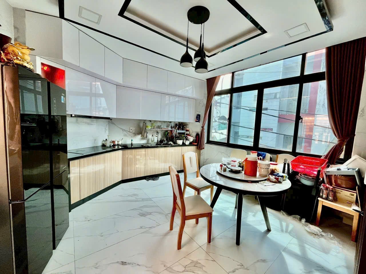 Nhà 3 mặt tiền mặt tiền Lý Thánh Tông, p Hiệp Tân dt 70m2 , 3 lầu , 4pn , 4wc giá 13 tỷ 10