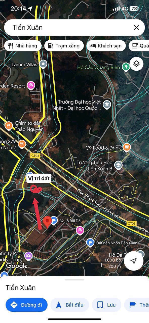 VỊ TRÍ VIP CỦA VIP ngay đại lộ thăng long , ngã tư miễu, 75 m2 giá chỉ 3ty500