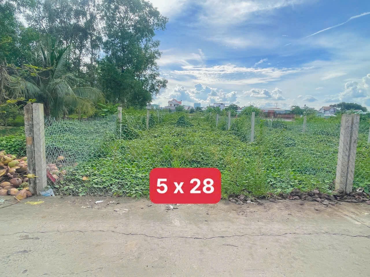 Bán đất thổ cư đường beton 5m xã Long Cang, Cần Đước dt 140m2 giá 1,2 tỷ