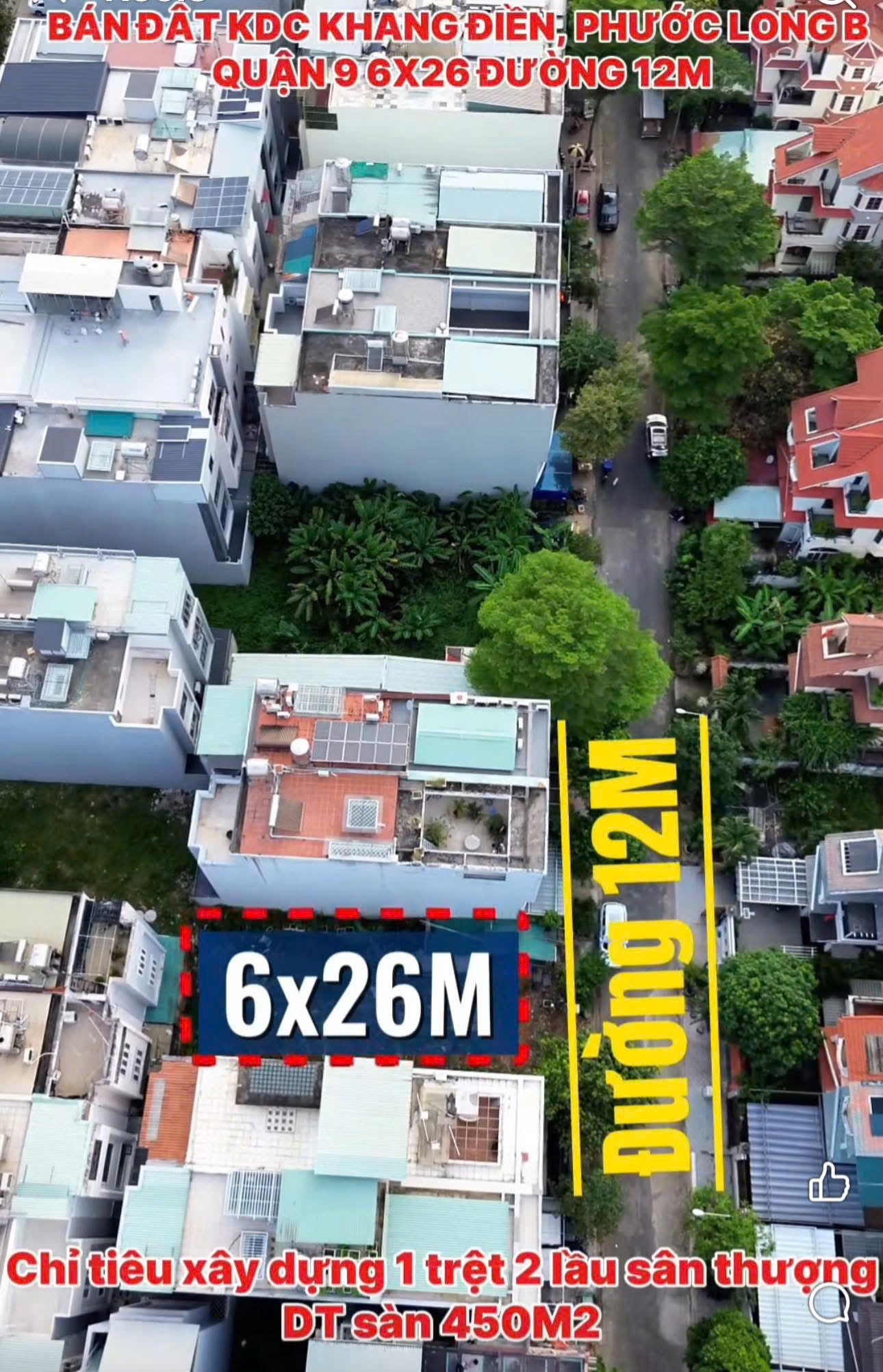 Cần bán Đất Phường Phước Long B, Quận 9, Diện tích 156m², Giá 11.8 Tỷ