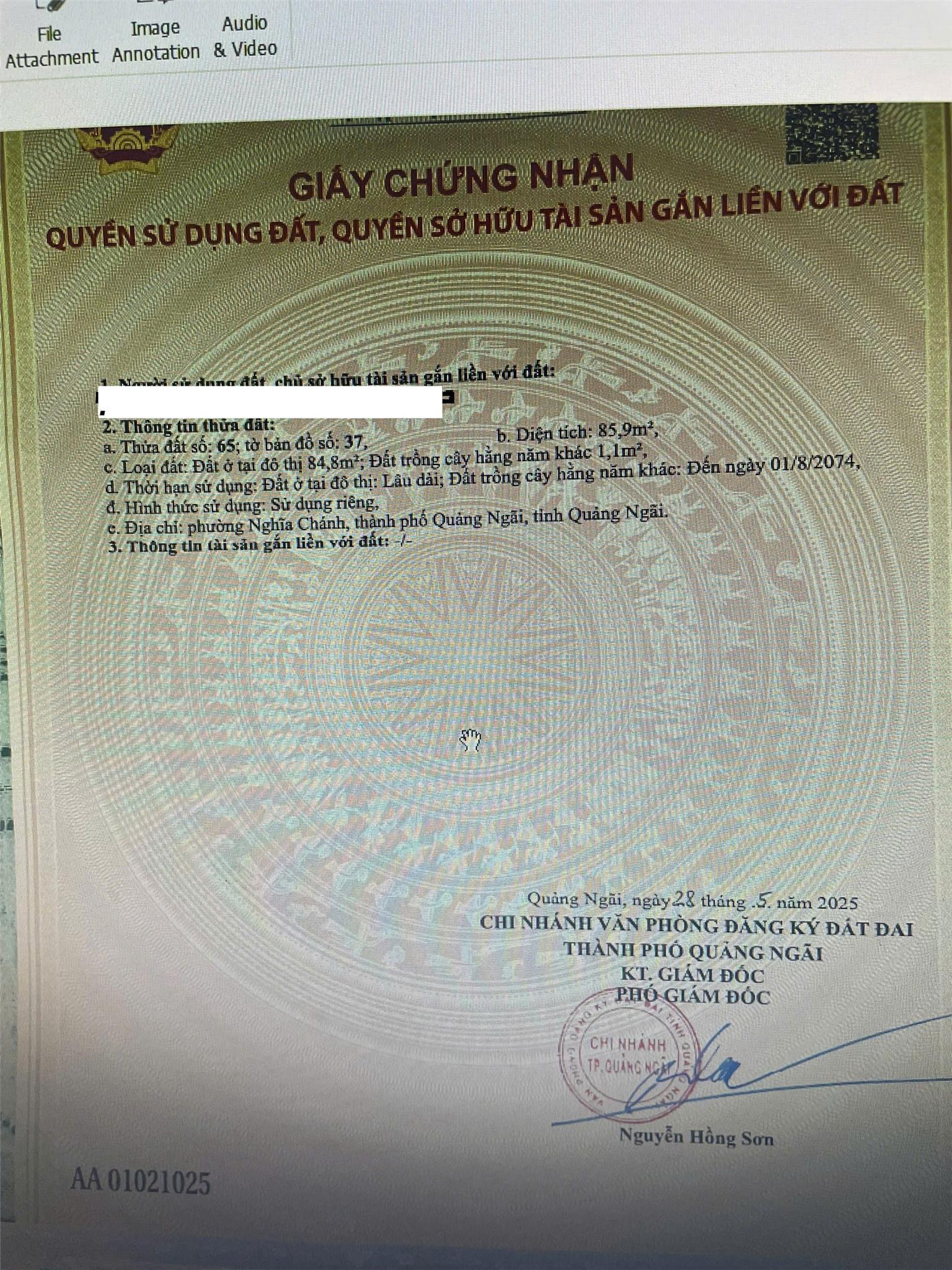 BÁN NHÀ CẤP 4 cẩm thành  – TRUNG TÂM TP QUẢNG NGÃI – 1.95 TỶ