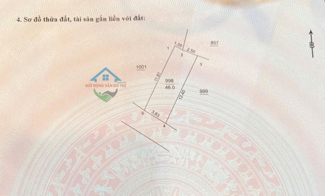 Bán đất Song Khê Tam Hưng Thanh Oai, 46m2 vuông vắn, ô tô tránh, sát Tỉnh Lộ 427B 4